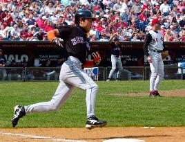 Mets' Shinjo hits double, goes 1-for-4 against Reds